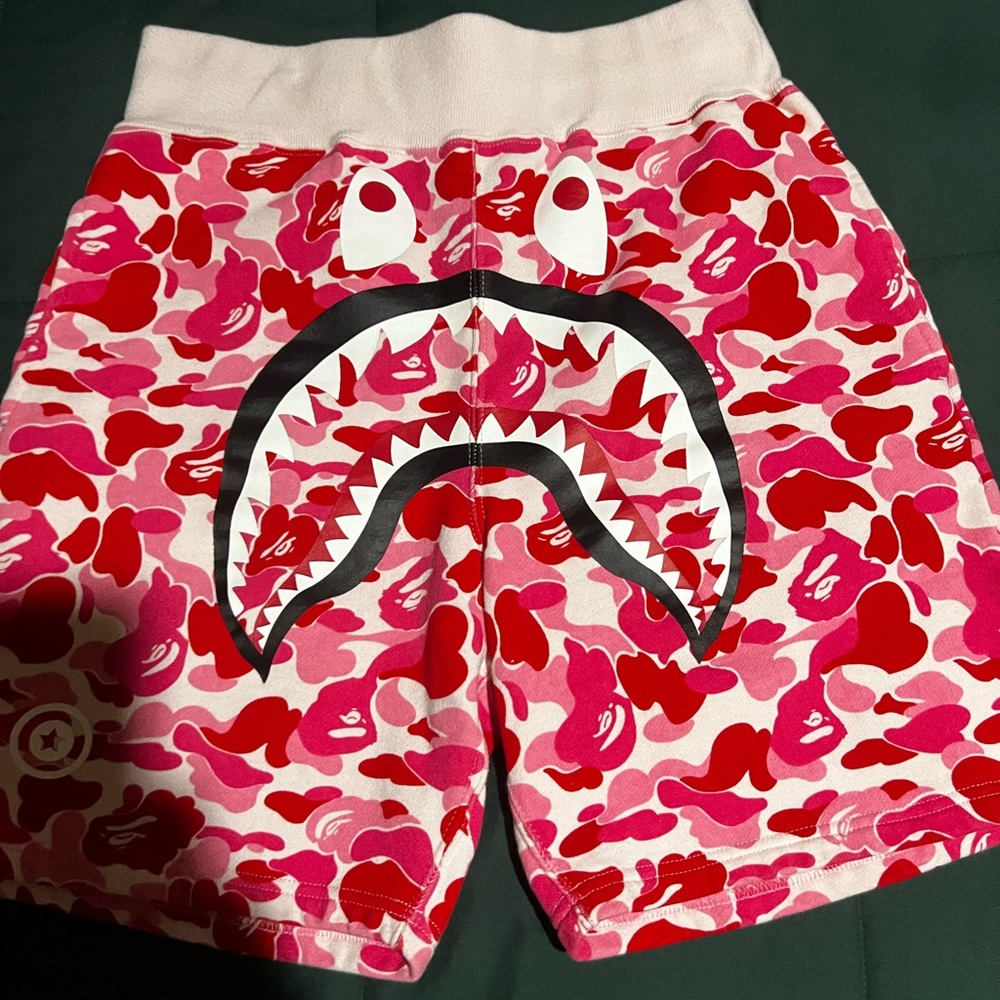 Bape ABC Camo Shorts Pink Size Small Men’s